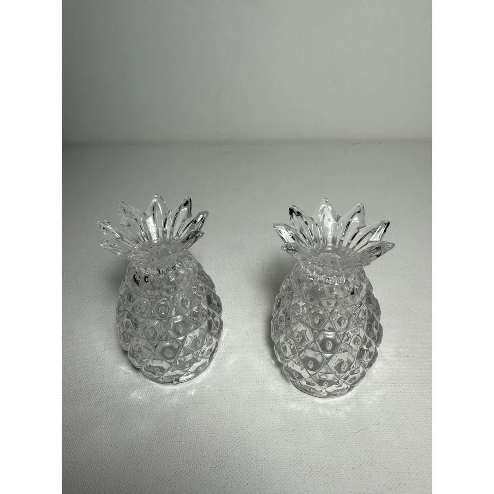 Shannon Crystal, Ireland Pineapple Salt Pepper Shakers 3.5